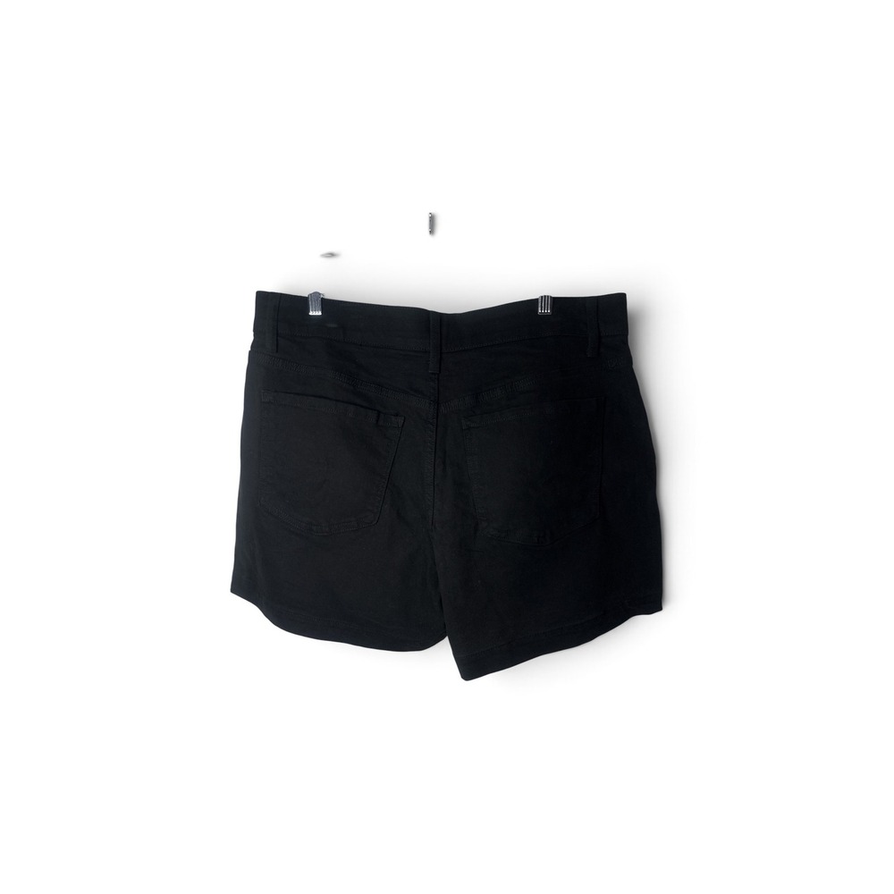 Terra & Sky Womens Plus 16W Black A-Line Denim Shorts 5 Inch Inseam NWT - Picture 2 of 4